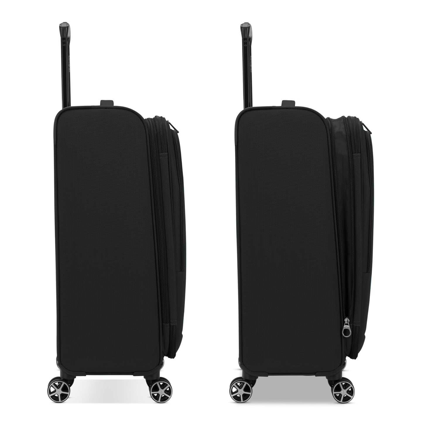 Samsonite Saire LTE Softside Expandable Luggage with Spinners | Black | 3PC (CO/MED/LG)