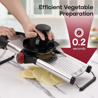 Adjustable Stainless Steel Mandoline Slicer for Vegetables