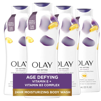 Olay Age Defying Body Wash, 24hr Moisturizing