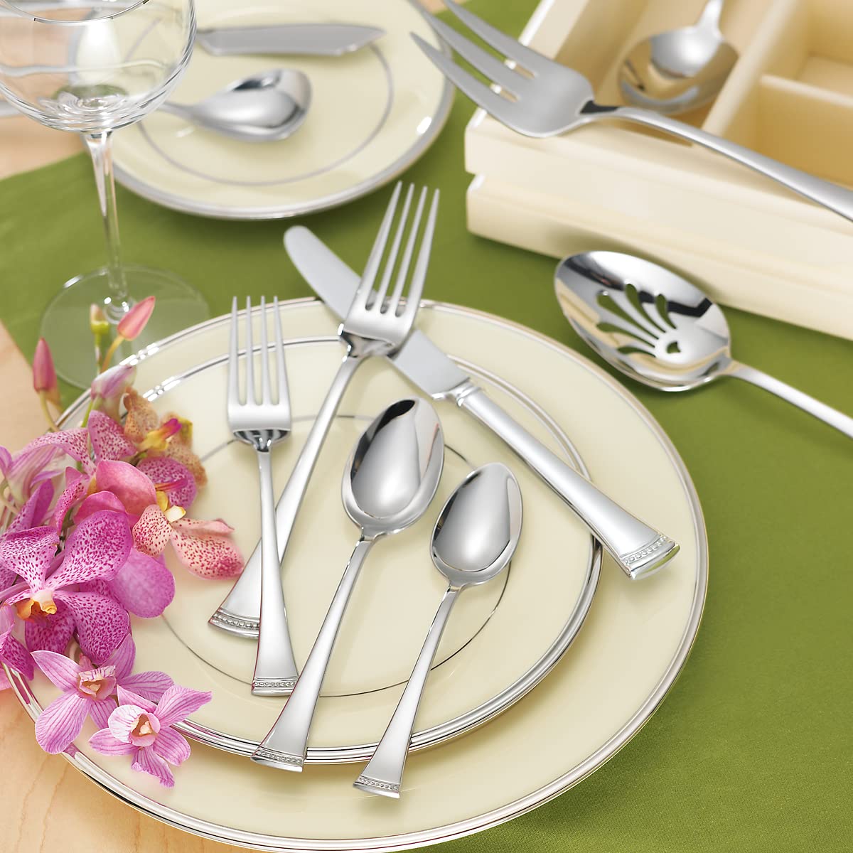 Lenox 65-Piece Flatware Set for Elegant Dining