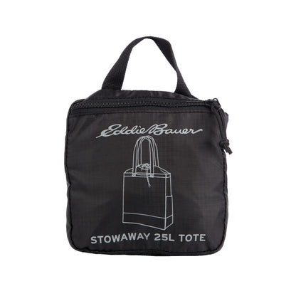 Eddie Bauer 25L Packable Cinch Tote - Onyx