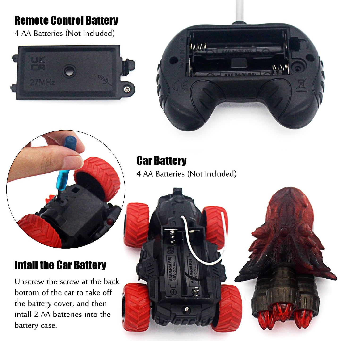 Tipmant RC Fire Dragon Remote Control Car