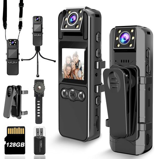1080P Body Camera with Audio & Night Vision