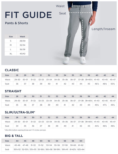 Haggar Slim Fit Performance Suit Pants, Black