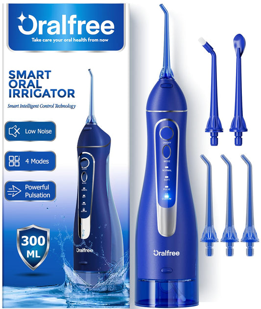 Cordless Water Dental Flosser with 4 Modes