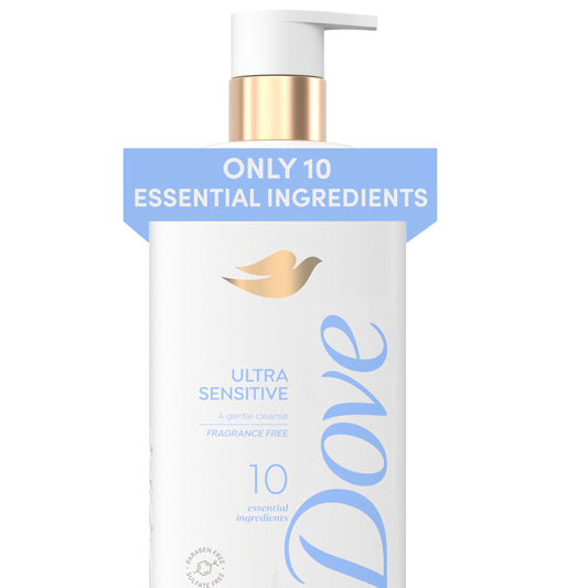 Dove Fragrance Free Ultra Sensitive Body Wash 18.5 oz