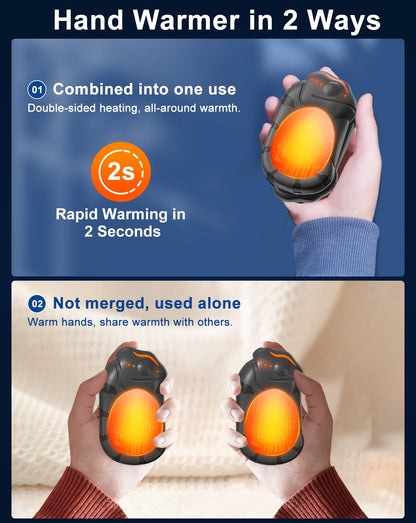 Rechargeable Hand Warmers 6000mAh Portable Heater