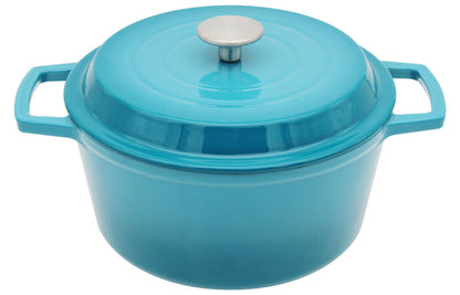 4.2 QT Cast Iron Dutch Oven for Cooking