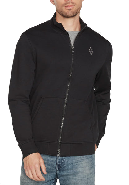 Skechers Men's Hoodless Hoodie, Bold Black, Medium