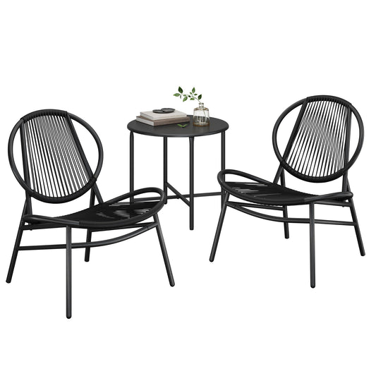 SONGMICS 3-Piece Patio Bistro Furniture Set