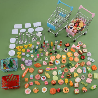 150 Pcs Mini Shopping Cart Toy for Kids