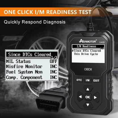 AERMOTOR OBD2 Scanner for Engine Fault Codes