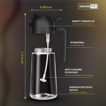 Oil Dispenser Spray Bottle for Cooking 16.9 Oz