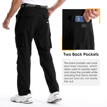 Men's Quick-Dry Cargo Hiking Pants by BondiTrekk