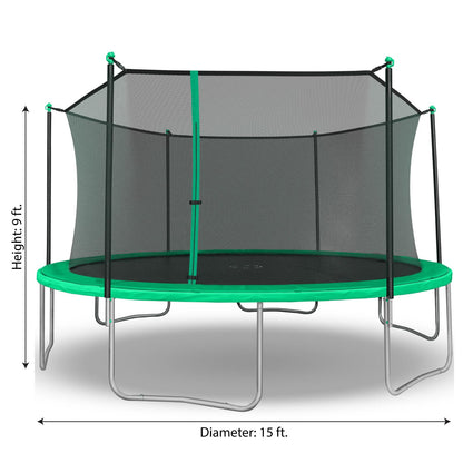 Sportspower 15FT Outdoor Kids Trampoline with Net