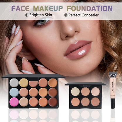 Makeup Kit for Teens and Beginners by Pomcral
