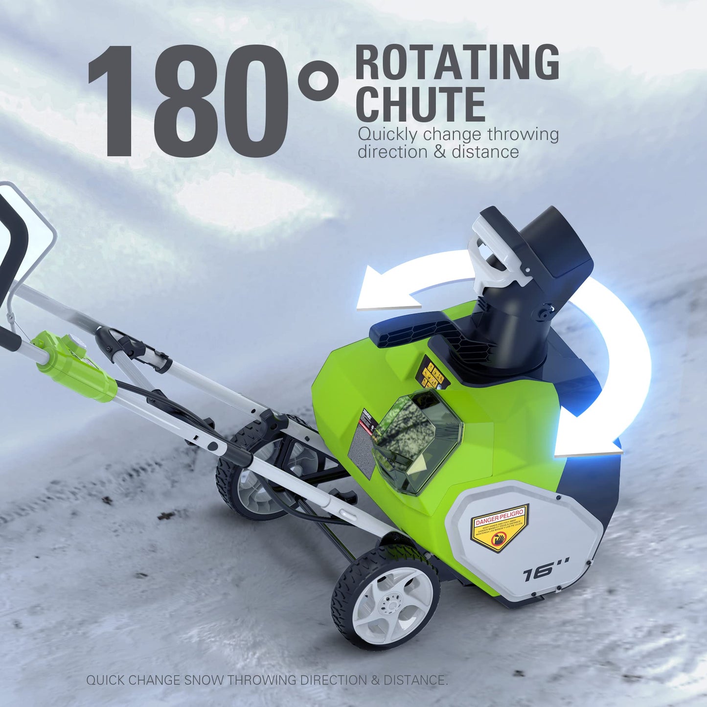 Greenworks 40V Cordless 16” Snow Blower