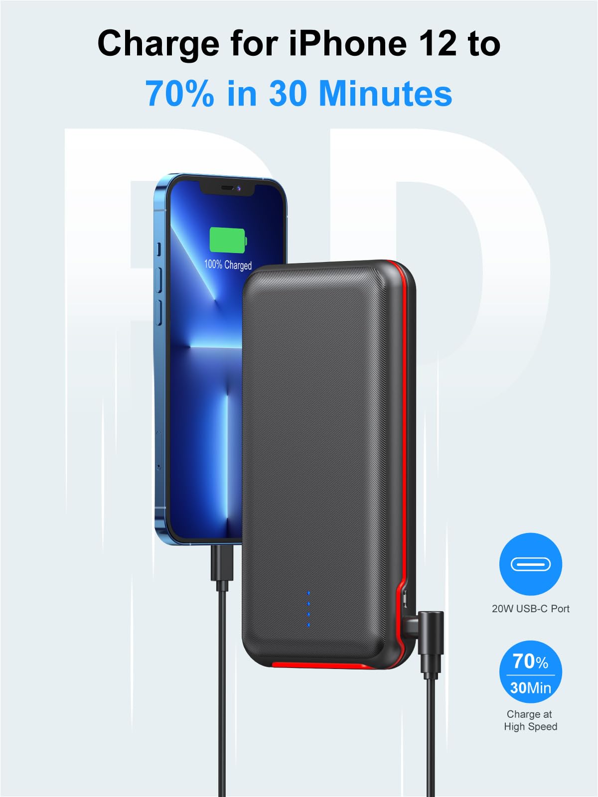 30000mAh Portable Charger with Fast Charging