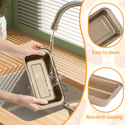 3 Pack Nonstick Loaf Pans for Baking Bread