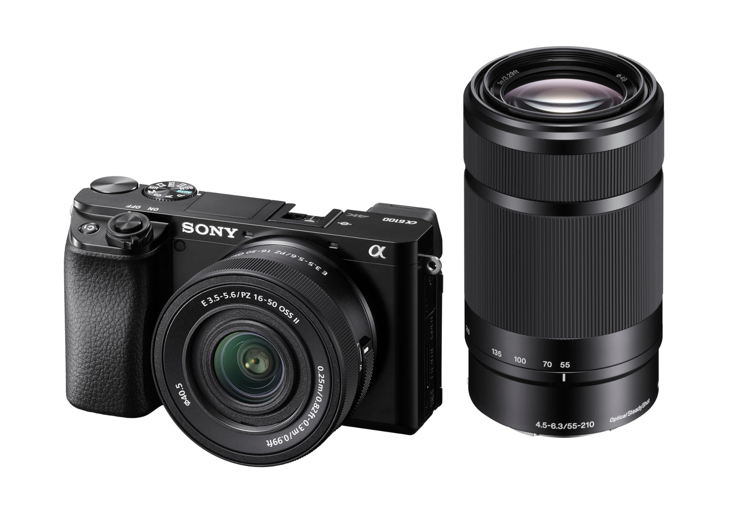 Sony Alpha a6100 Camera with 16-50mm & 55-210mm