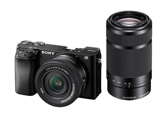Sony Alpha a6100 Camera with 16-50mm & 55-210mm
