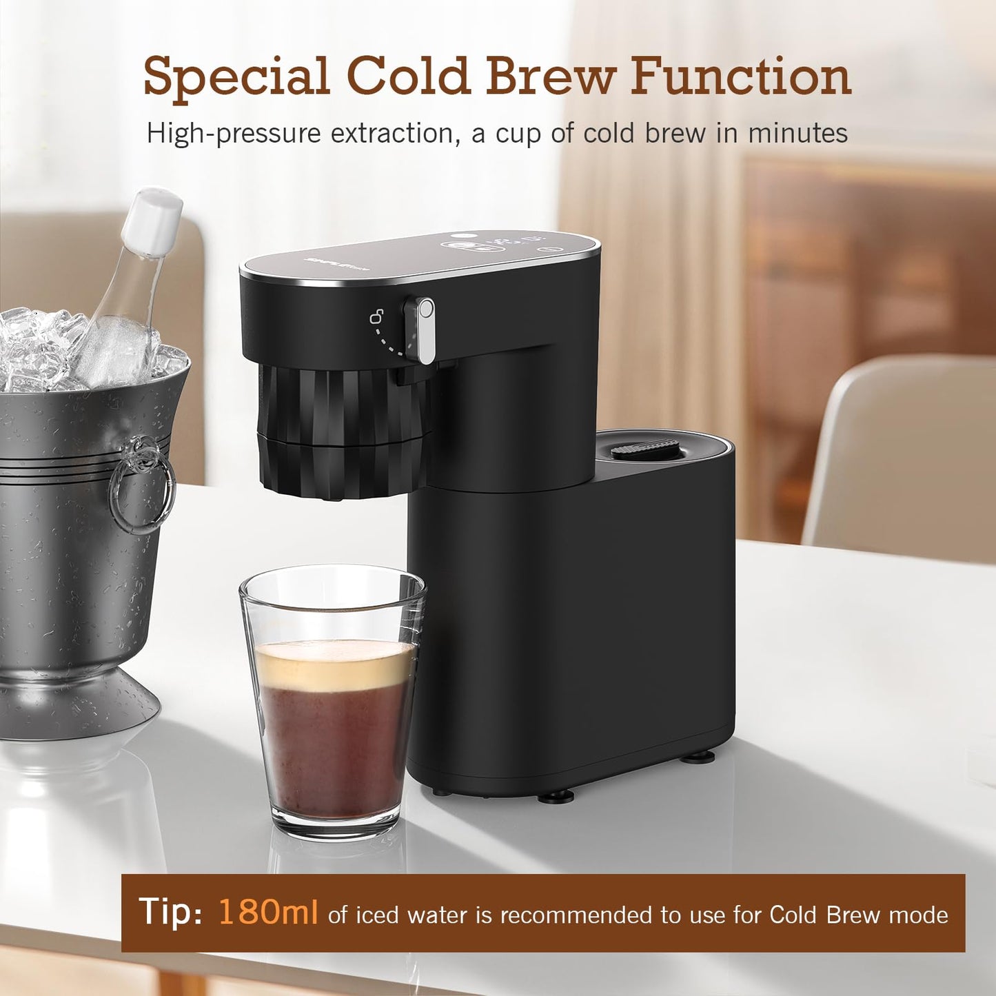 20 Bar Espresso Machine for Home and Travel