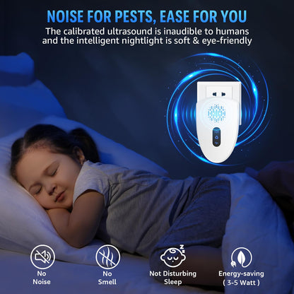Ultrasonic Pest Control Repeller for Indoor Use