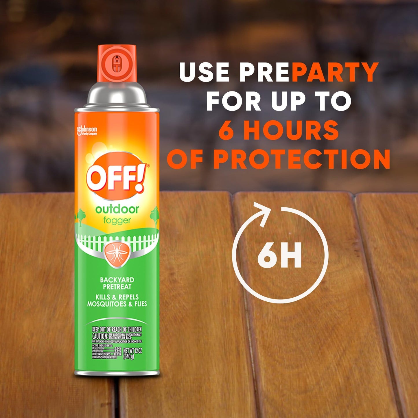 OFF! Mosquito Repellent Fogger for Backyards, 16 oz