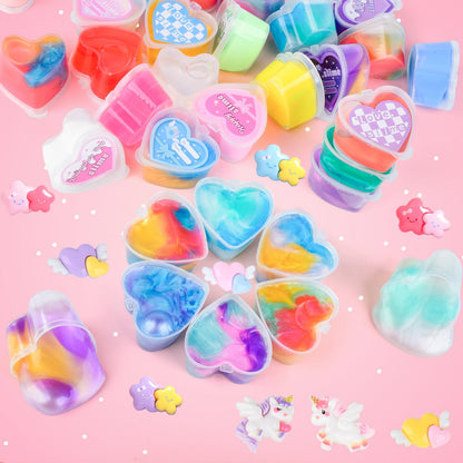 Valentine's Day Slime Party Favors - 24 Pack