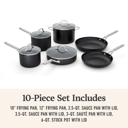 Calphalon 10-Piece Nonstick Cookware Set