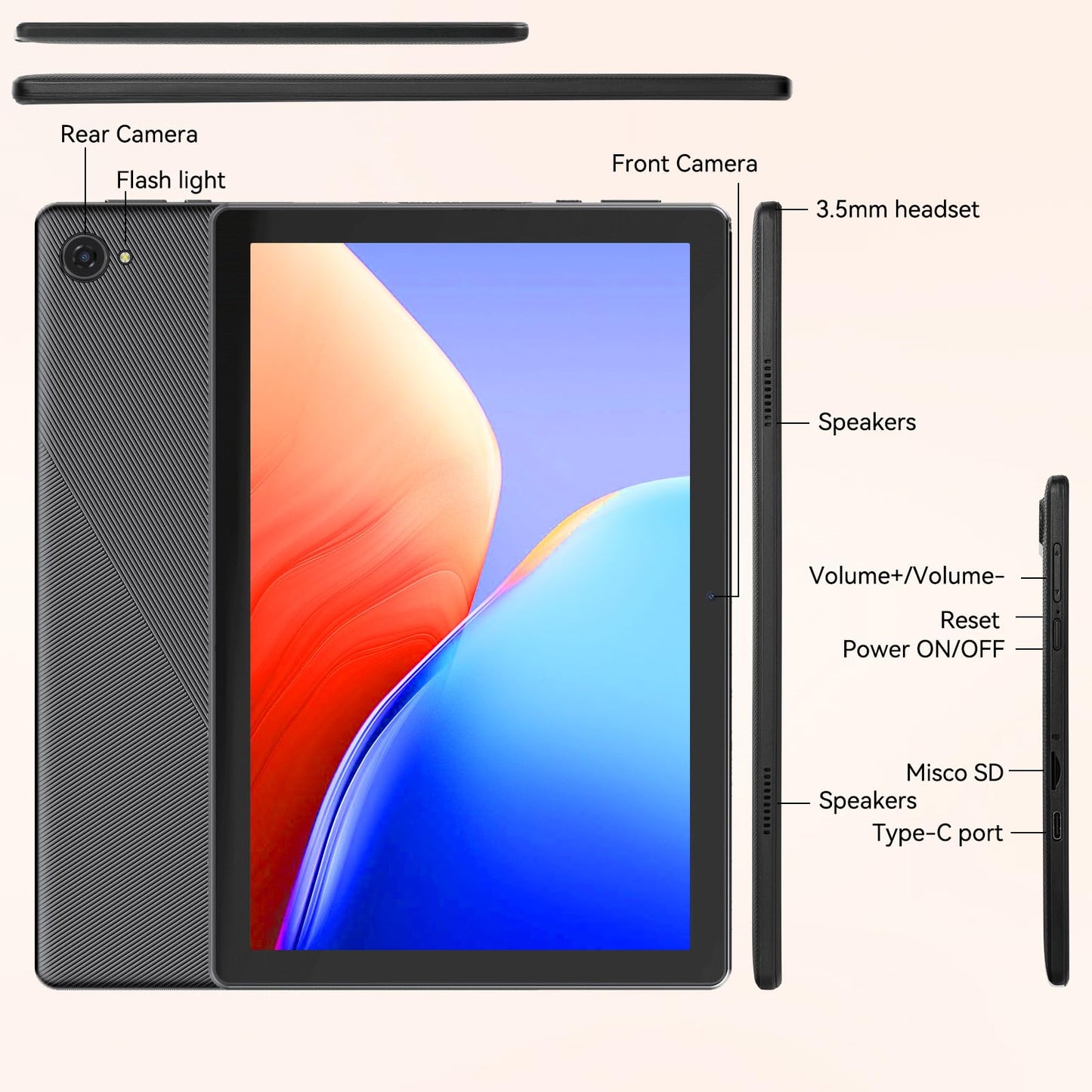 10.1" Android Tablet with Octa-core Processor