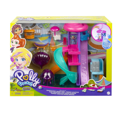 Polly Pocket Water Park Playset with Micro Dolls