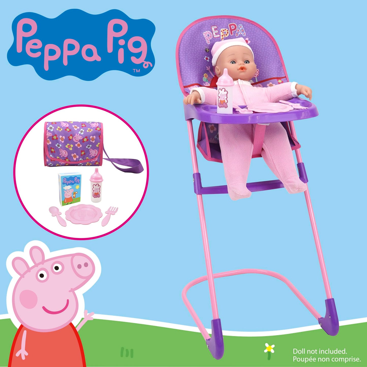 Peppa Pig Playset for Dolls - 8 Pieces