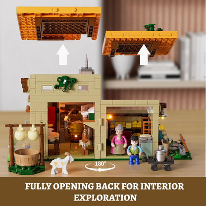 867 Pcs Farm Cheese House LED Light Set
