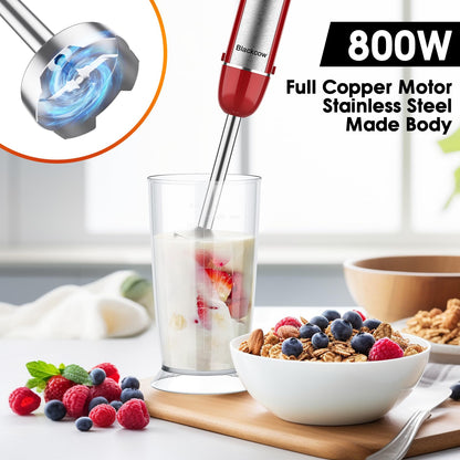 Blackcow 6-Speed Handheld Immersion Blender Set