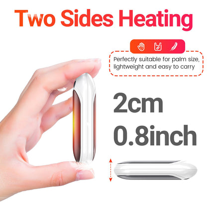 Rechargeable Hand Warmers 2-Pack with Case
