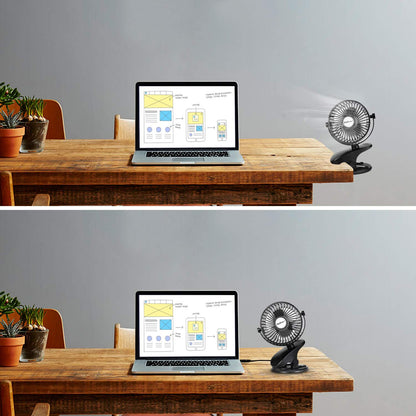 SkyGenius Rechargeable Clip-On Stroller Fan