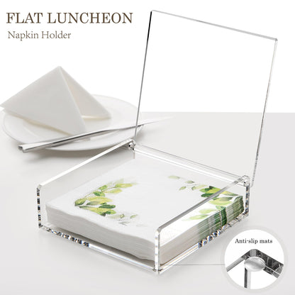 DINGHUO Acrylic Napkin Holder for Kitchen Decor