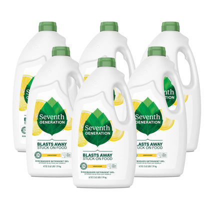 42 oz Seventh Generation Dishwasher Gel, 6 Pack