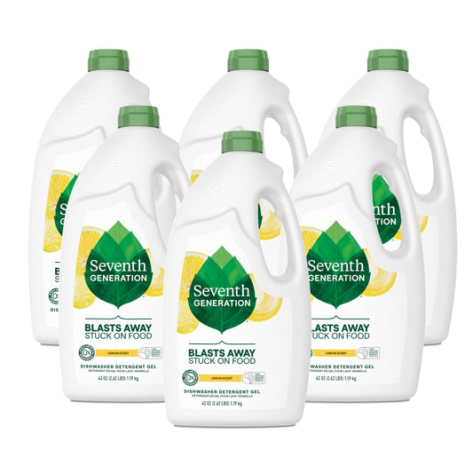 42 oz Seventh Generation Dishwasher Gel, 6 Pack