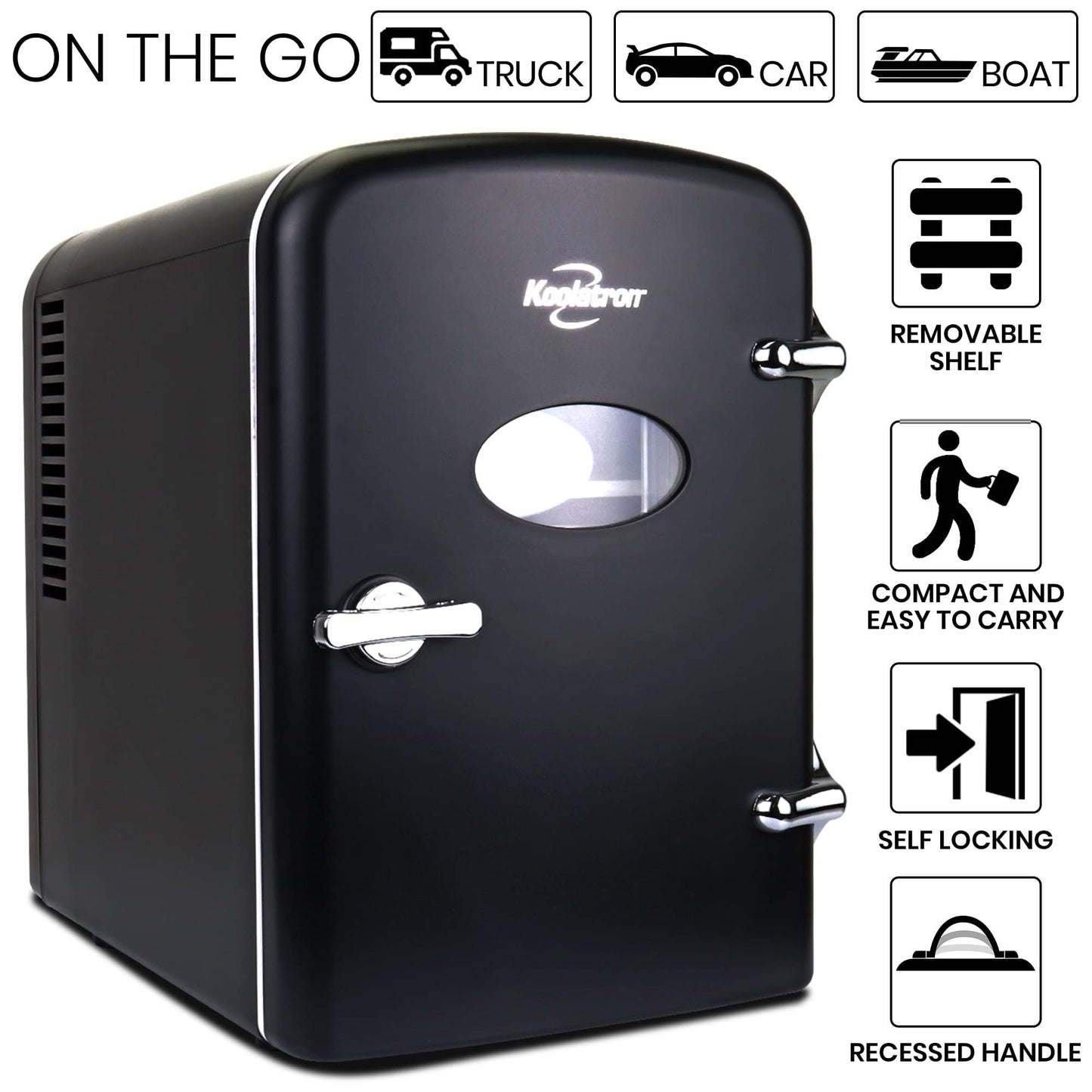 Koolatron Mini Fridge for Drinks and Beverages