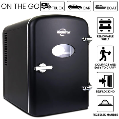 Koolatron Mini Fridge for Drinks and Skincare