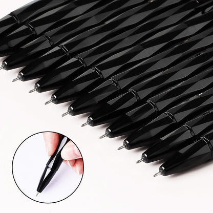 UPDATE: DEAD❗RIANCY Gel Pens 12 Pcs Smooth Writing Pens No Bleed & Smear, Black Ink Cute Pens Fine Point (0.5mm) Retractable Aesthetic Ball Point Pens Black Ink Medium Point Journaling Pens School Office Supplies