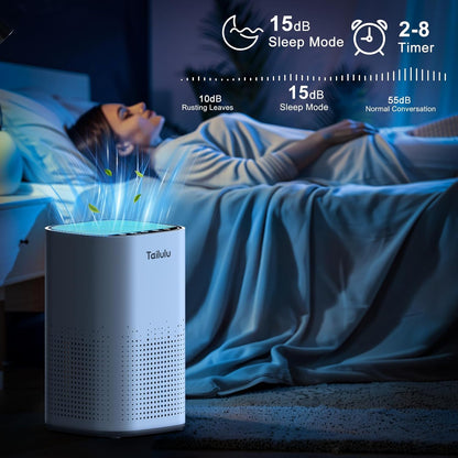 Tailulu H13 HEPA Air Purifier for Large Rooms Up to 1500ft²