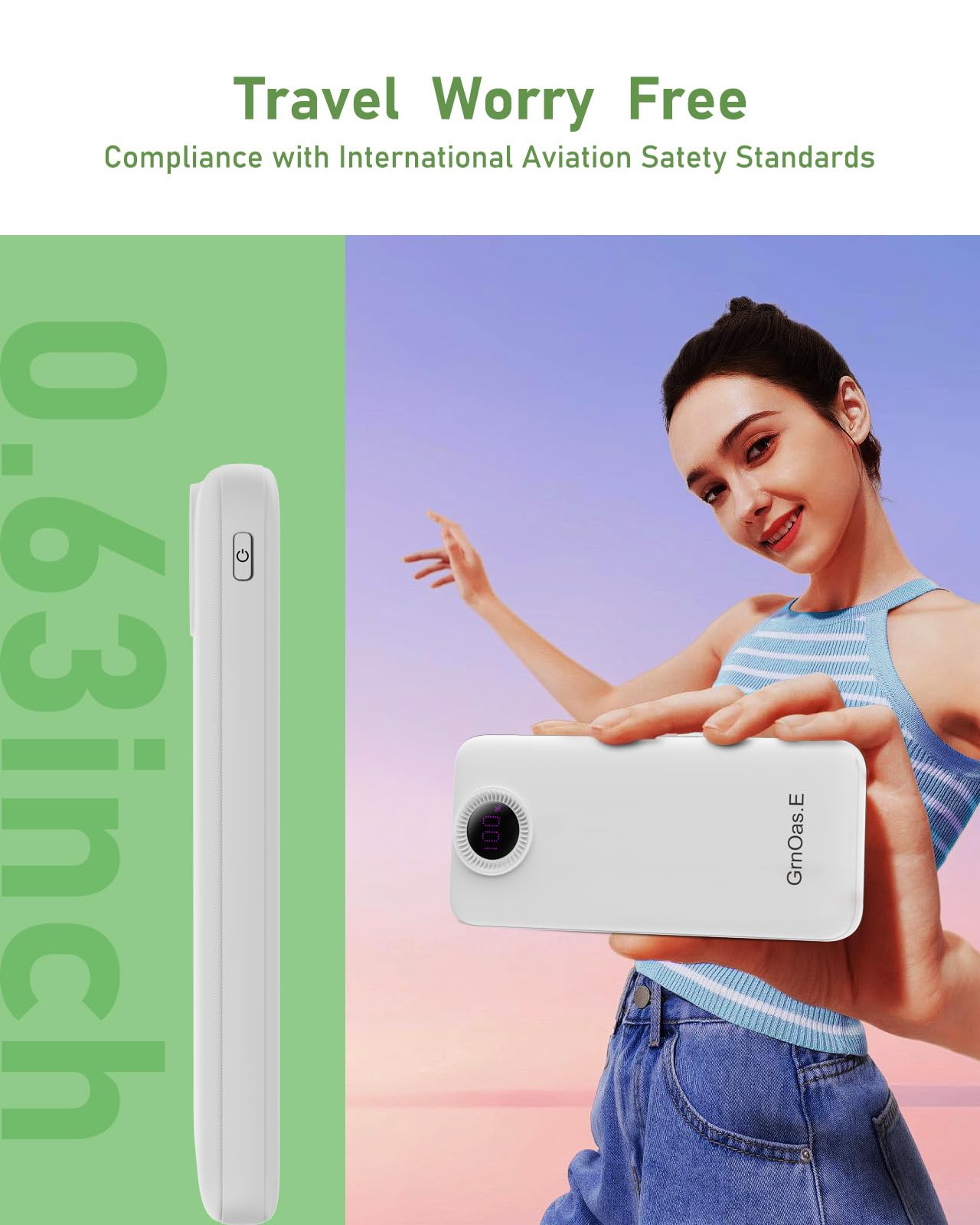 10000 mAh Portable Charger Power Bank