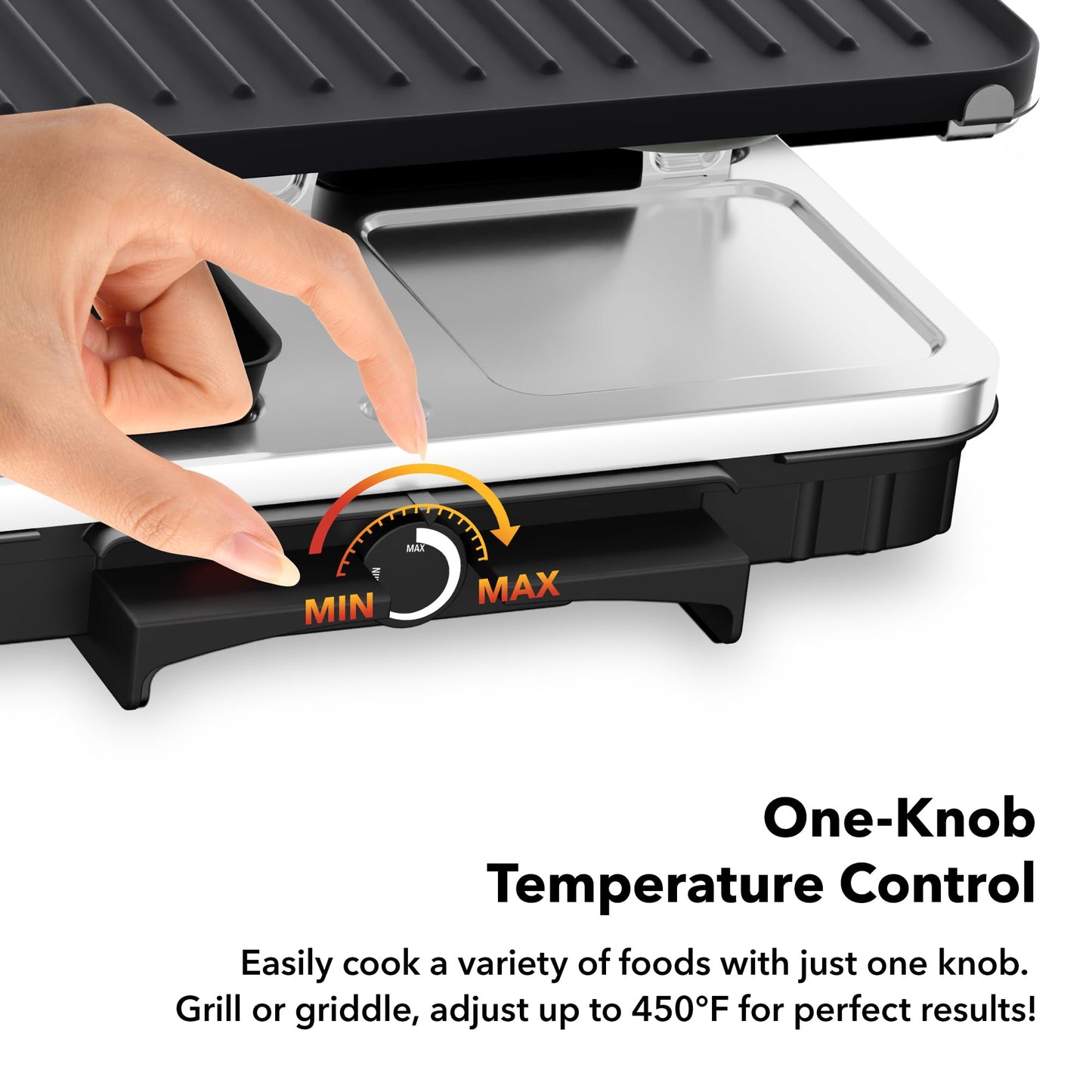 Electric Raclette Grill with 8 Warming Trays