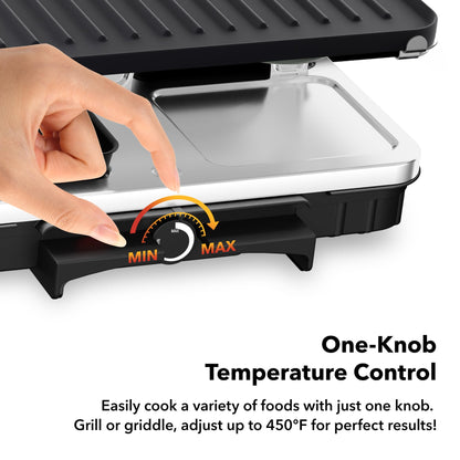 Electric Raclette Grill with 8 Warming Trays