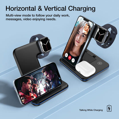 3-in-1 Wireless Charger for Apple Devices