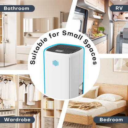 Quiet 38oz Dehumidifier for Home and RVs