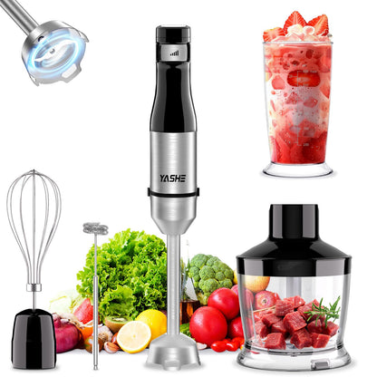 YASHE 5-in-1 Handheld Immersion Blender Set